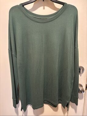 Felina Olive Green Crewneck Tee